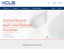 Tablet Screenshot of cls-group.com